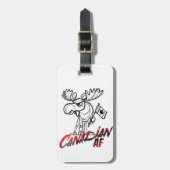 モース怒カナダAF ラゲッジタグ (正面縦)