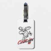 モース怒カナダAF ラゲッジタグ (裏面縦)