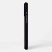 モース怒ブラック iPhoneケース (左側面)