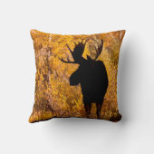 モース（アルケス・アルケス）黄金の柳の牛2 クッション (裏面)