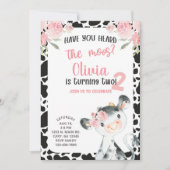 モーズカウガール誕生日招待状を聞いた。 招待状 (正面)