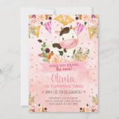 モーズカウガール誕生日招待状を聞いた。 招待状 (正面)