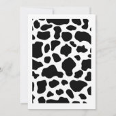 モーズカウボーイの二歳の誕生日の招待を聞いたことがあるか 招待状 (裏面)