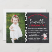 モーズカウレッドファームの誕生日 招待状 (正面)