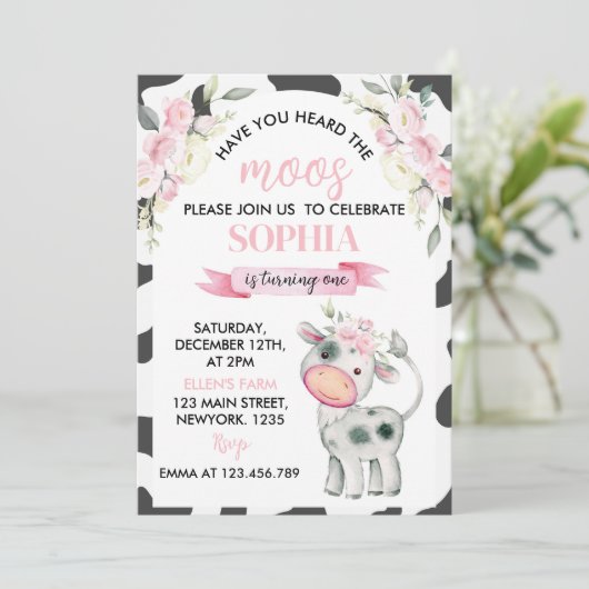 モーズカウーの1歳の誕生日を聞いたことがあるか 招待状 (スタンド正面)