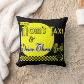 モーズタクシー及びグリルおもしろいレトロ枕 クッション (ブランケット)