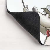 モーズハッピー4th of 7月ポートレートマウスパッド マウスパッド (コーナー)