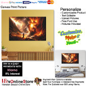 モーズバーニングブッシュキャンバスプリント写真3 キャンバスプリント