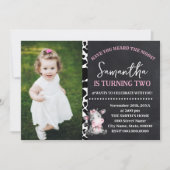 モーズピンクカウズ誕生日 招待状 (正面)