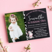 モーズピンクカウズ誕生日 招待状