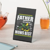 モーズ最高のロンおもしろいモーアアメリカ国旗Fa神父 台座サイン (インサイチュ)