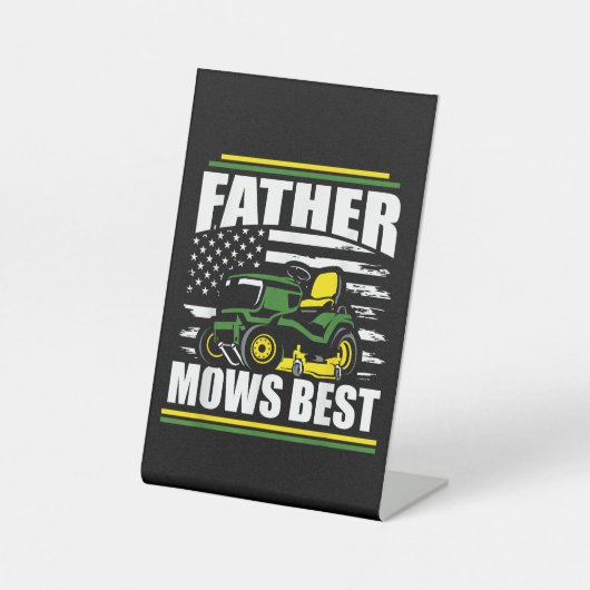 モーズ最高のロンおもしろいモーアアメリカ国旗Fa神父 台座サイン (正面)