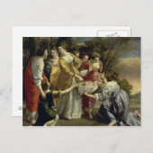 モーセがナイルから救い出された， c.1630 ポストカード (正面/裏面)