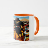 モーセが人を導くマグカップ マグカップ (正面右)