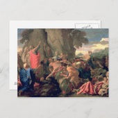 モーセが岩から水を打つ, 1649 ポストカード (正面/裏面)