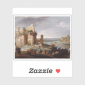 モーセとアロンがエジプトの川を血に変える シール (シート)