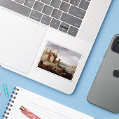 モーセとアロンがエジプトの川を血に変える シール (ノートパソコンとiPhone)