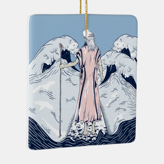 モーセと別れの海 セラミックオーナメント (右)
