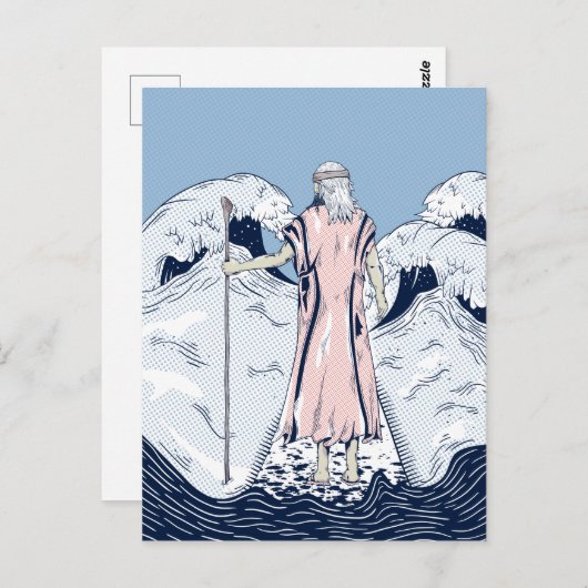 モーセと別れの海 ポストカード (正面/裏面)