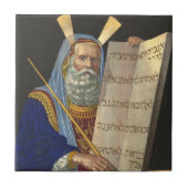 モーセと十戒の瓦 タイル (正面)