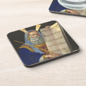 『モーセと十戒』コルクコースター コースター (左側)