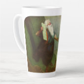 モーセと十戒、ヴィンテージ宗教 カフェラテマグ (左アングル)