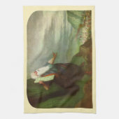 モーセと十戒、ヴィンテージ宗教 キッチンタオル (縦)