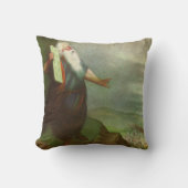 モーセと十戒、ヴィンテージ宗教 クッション (正面)