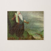 モーセと十戒、ヴィンテージ宗教 ジグソーパズル (横)