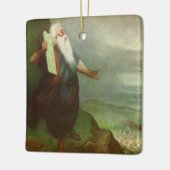 モーセと十戒、ヴィンテージ宗教 セラミックオーナメント (左)