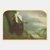 モーセと十戒、ヴィンテージ宗教 ラッピングペーパーシート (正面2)