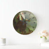 モーセと十戒、ヴィンテージ宗教 ラージ壁時計 (ホーム)