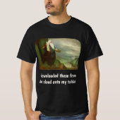 モーセと十戒、ヴィンテージ宗教 Tシャツ (正面)