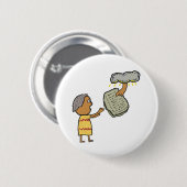 モーセと十戒 缶バッジ (正面&裏面)