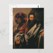 モーセと彼のエチオピア人女性by Jacob Jordaens ポストカード (正面/裏面)
