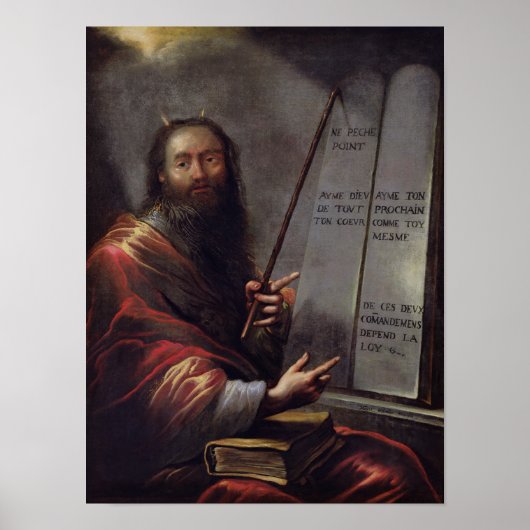 モーセと法の錠剤 ポスター (正面)