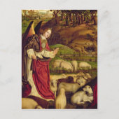 モーセと燃えている茂みの試練 ポストカード (正面)