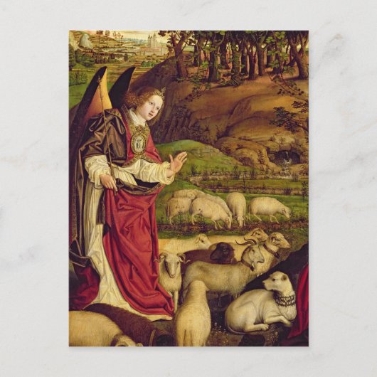 モーセと燃えている茂みの試練 ポストカード (正面)