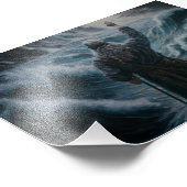 モーセと紅海、バイブル・アート、クリスチャン・アート フォトプリント (角)