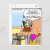 モーセと10の提案おもしろいギフト&ティー ポストカード (正面/裏面)