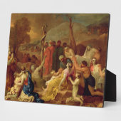 モーセとBrazen Serpent, c.1653-54 (caの油) フォトプラーク (側面)