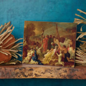 モーセとBrazen Serpent, c.1653-54 (caの油) フォトプラーク (側面)