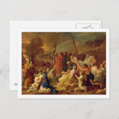 モーセとBrazen Serpent, c.1653-54 (caの油) ポストカード (正面/裏面)