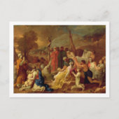 モーセとBrazen Serpent, c.1653-54 (caの油) ポストカード (正面)