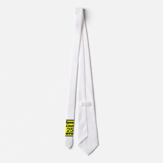 モーセのコードスピードリミットネクカスタマイズタイクだ! ネクタイ (裏面)
