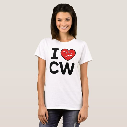 モーセのコードラブ – CWささやき波 Tシャツ (正面フル)