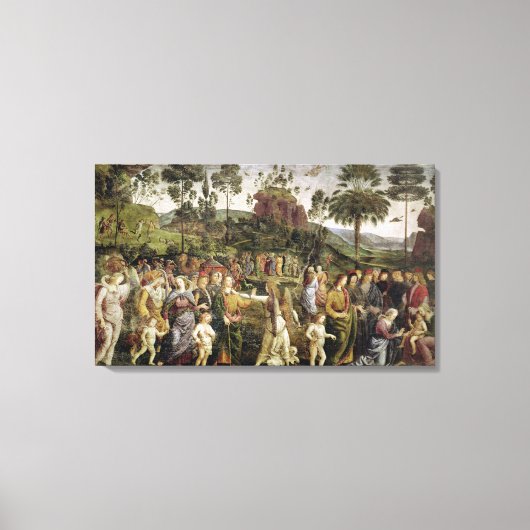 モーセの旅, c.1481-83 キャンバスプリント (正面)