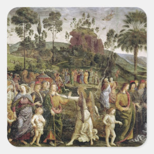 モーセの旅, c.1481-83 スクエアシール