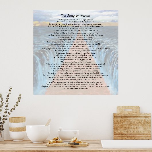 モーセの歌 ポスター (キッチン)