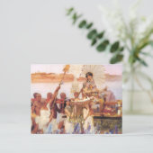 モーセの発見 ポストカード (スタンド正面)